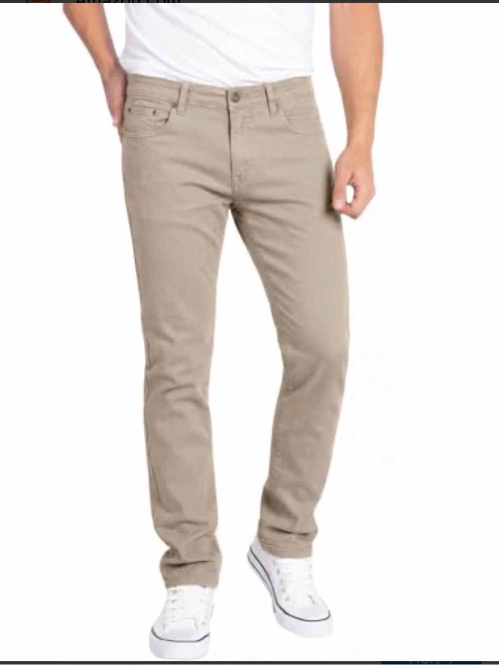 johnnie-O Slim Men’s Jeans in Khaki
